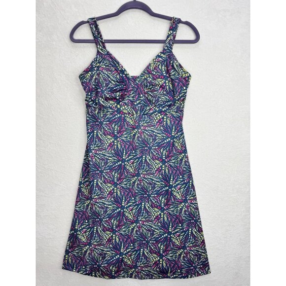 Patagonia Women's Minette Dress Size Medium in Big Congo Glass Blue - Picture 7 of 12